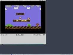 Playing gianna sisters (C64 emulator).