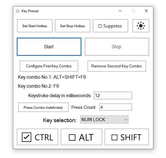 Auto Keyboard Presser: Free tool that automatically presses keys