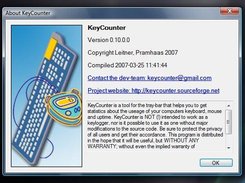 KeyCounter 0.10.0.0 in Windows Vista