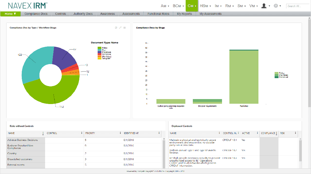 NAVEX IRM Screenshot 1