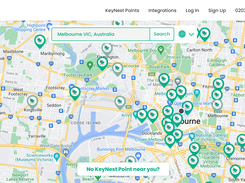 Interactive map with KeyNest Points available