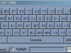 Qwerty - US, EN, XP, Windows Classic Shift Down