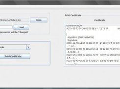 Have added a certificate viewer Interface