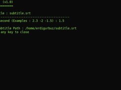 Key - Subtitle Sync Screenshot 1