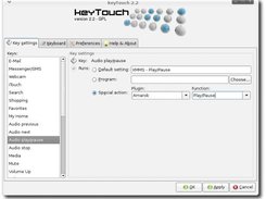 The main window of keyTouch 2.2