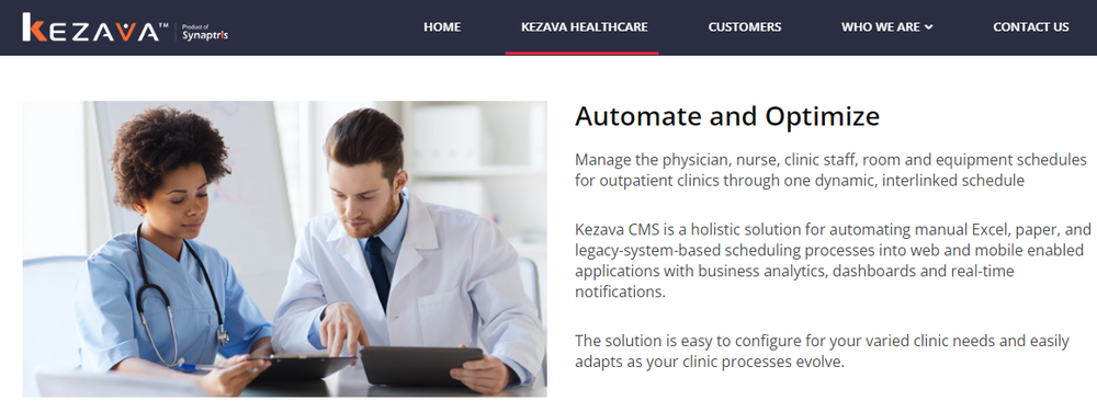 Kezava Clinic Management System Screenshot 1
