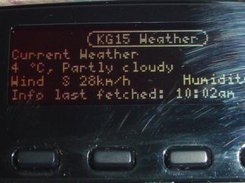 KG15 weather screen