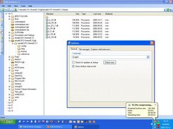 Main program window