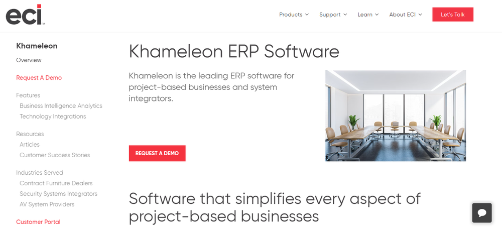 Khameleon ERP Screenshot 1
