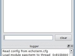 Simplest configuration - echoterm