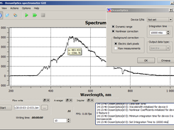 OceanOptics GUI as one example of the application