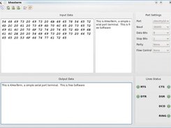 KHexTerm supports hex/text input/output modes.