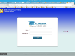 Screenshot Login Page