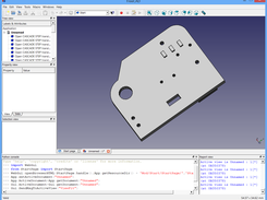 3D STEP model solder side (view in freecad)