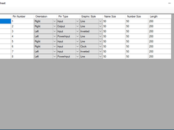 Spreadsheet window