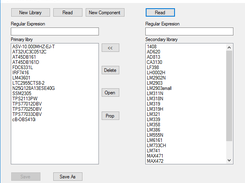 Kicad shematic library manager Screenshot 1