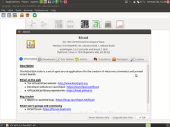 KiCAD5 Live USB Screenshot 1