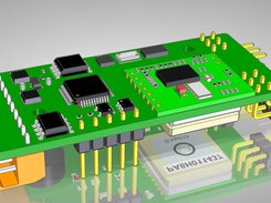 kicad StepUp: STEP board imported in MCAD