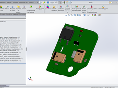 kicad StepUp: STEP demo imported in MCAD