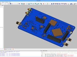 kicad StepUp: hackrf-one imported in FreeCAD with Bounding Boxes