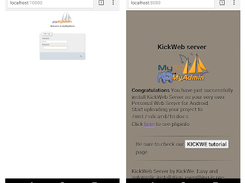 KickWeb Server Screenshot 2