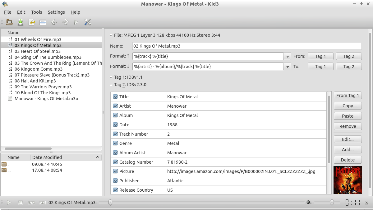 Id3 Editor The Small And Simple Mp3 Tag Editor