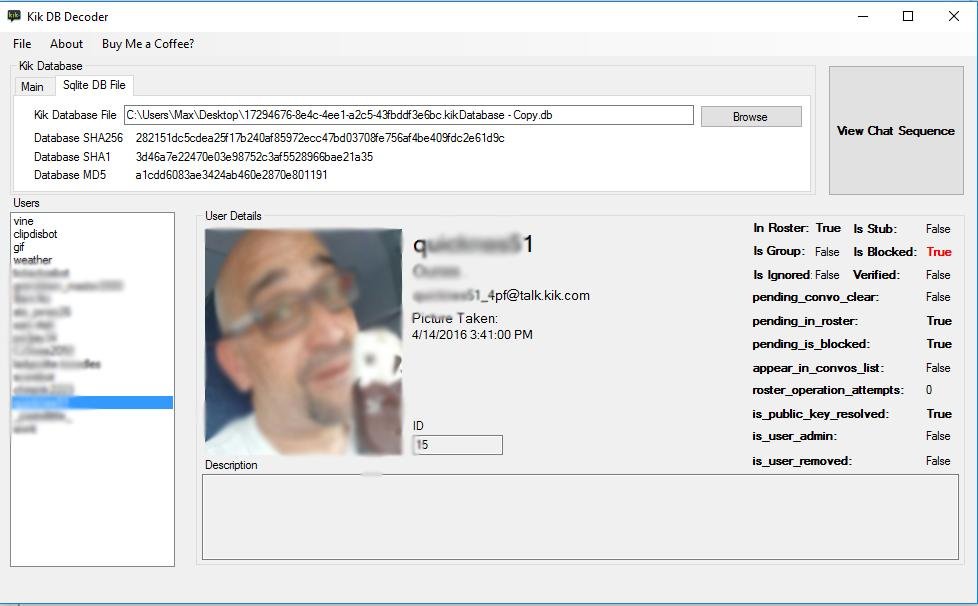 kik database decoder download