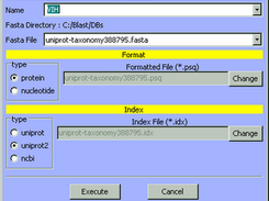Fasta Database Indexing