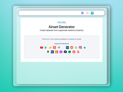 Kimola Cognitive's Airset Generator can scrape reviews across web.