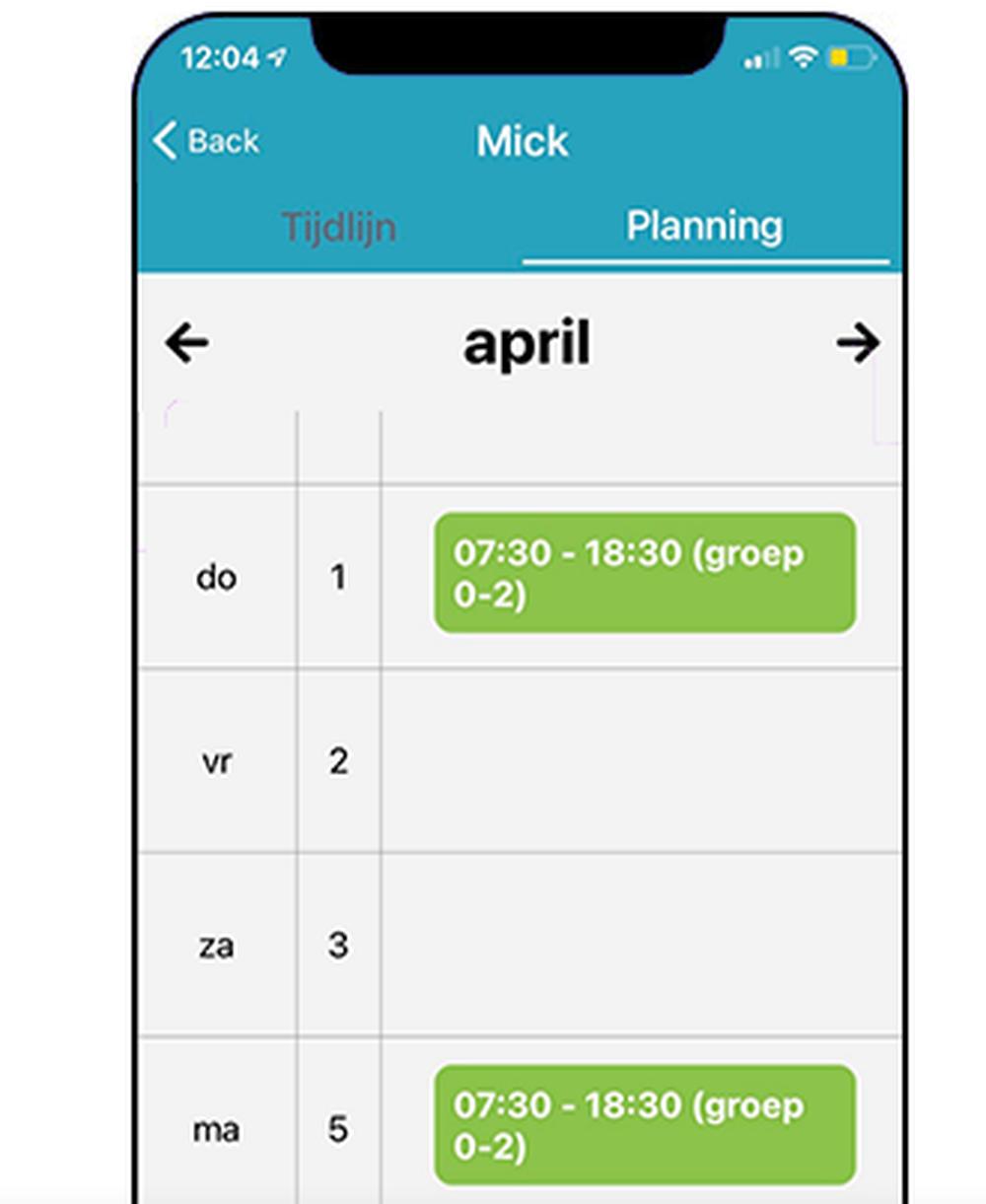 KindPlanner Screenshot 1