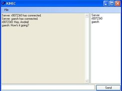 KINEC Client v1.0 Main Window