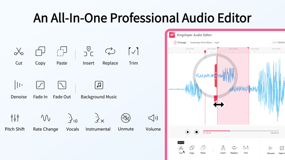 Kingshiper Audio Editor Screenshot 1