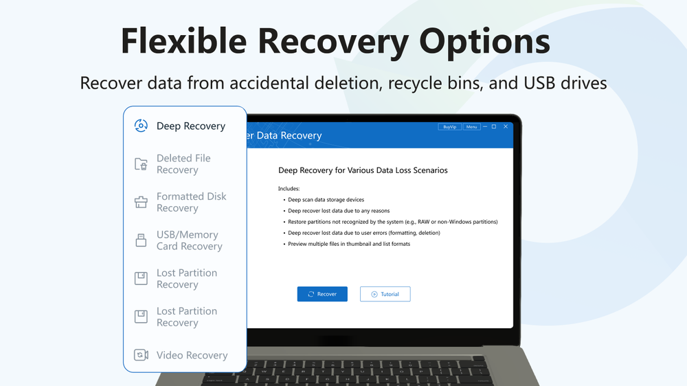 AiRecover Data Recovery Screenshot 1
