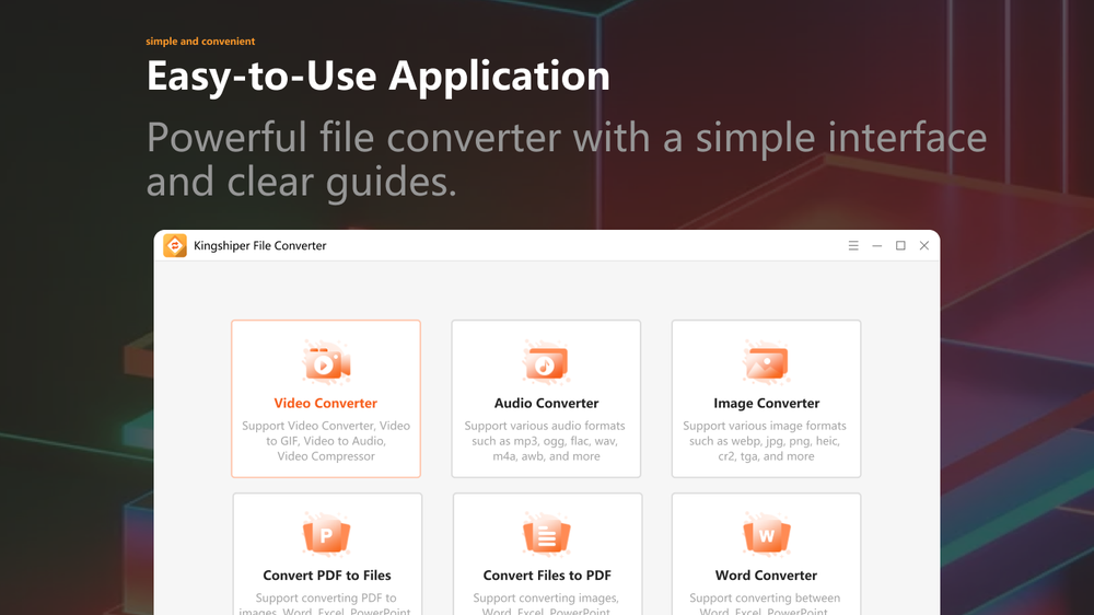 Kingshiper File Converter Screenshot 1