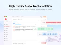 High Quality Audio Tracks Isolation