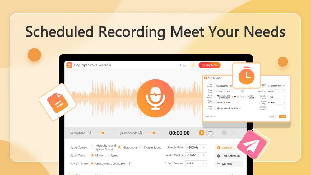 Kingshiper Voice Recorder Screenshot 1