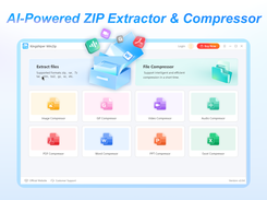 AI Powered ZIP Extractor & Compressor