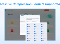 Massive Compression Formats Supported