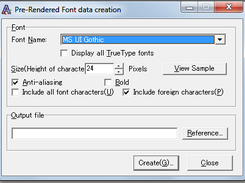 Kirikiri (ENGLISH) Font Maker