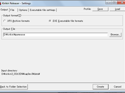 Kirikiri (ENGLISH) Releaser Output settings