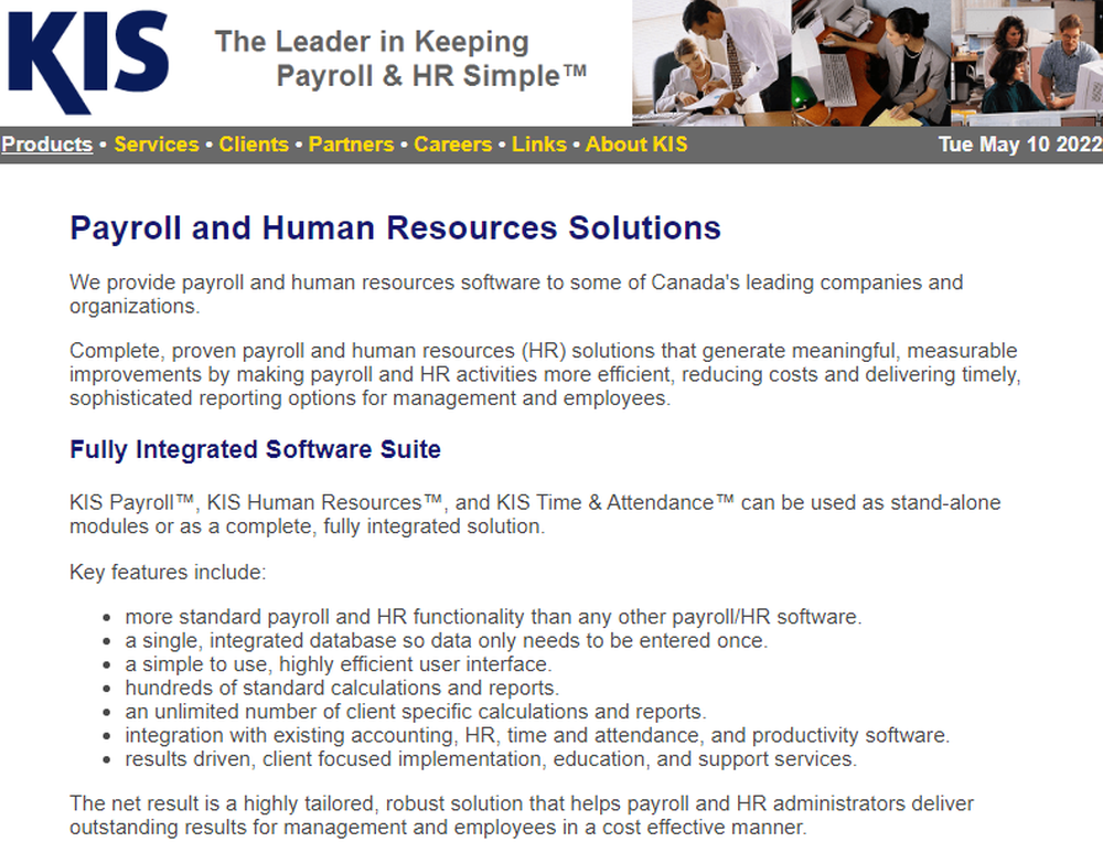 KIS Human Resources Screenshot 1