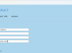 The only time your credentials are visible is when entering them to create the entries