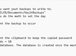 Configurable through INI