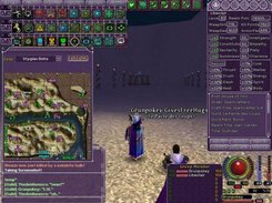 Basic looks of the UI with map window visible