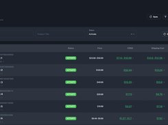 Product page to enter COGS and estimated shipping income which will be later replaced with actual ones on order settlement