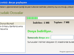 Dosya indirilirken