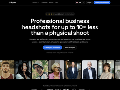 AI Headshot Generator Homepage