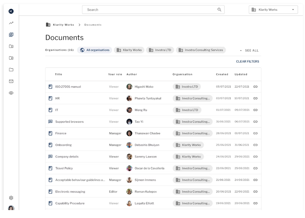 Klarity Works Screenshot 1