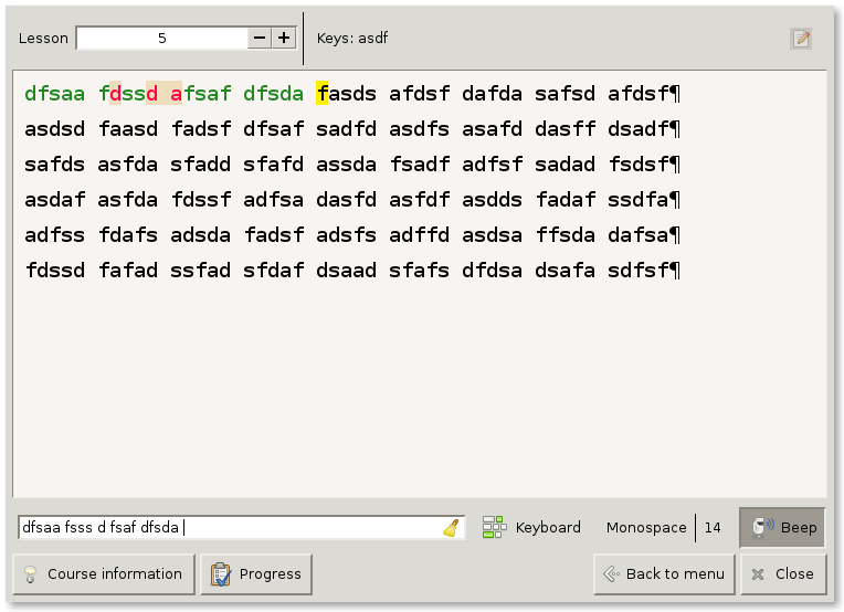 Klavaro Touch Typing Tutor Download Sourceforge Net