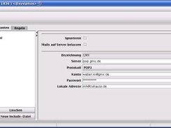 Settings for accounts (for more screenshots see HomePage)